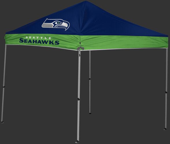 Rawlings Bright Green and Navy NFL Seattle Seahawks 9x9 Canopy Shelter With Team Logo and Name SKU #03231085111