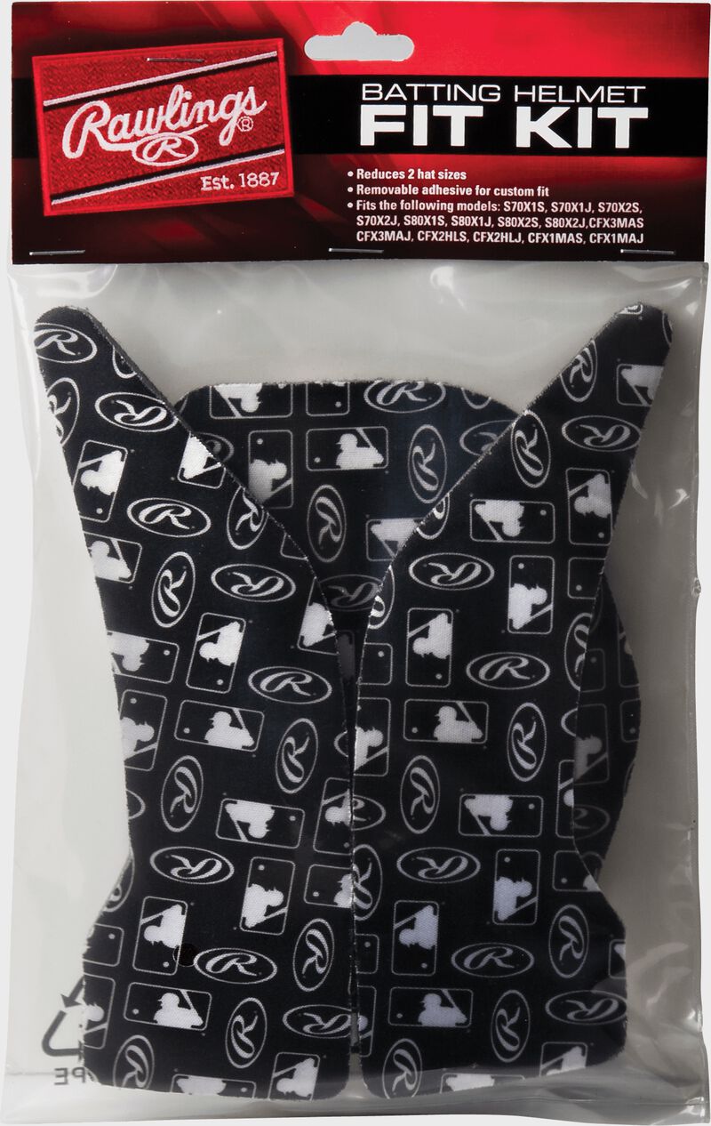 Rawlings Black Coolflo Fit Kit for Batting Helmets SKU #CFXFK