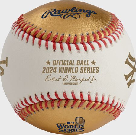 MLB 2024 Gold World Series Dueling Baseball MLB 2024 Gold World Series Dueling Baseball