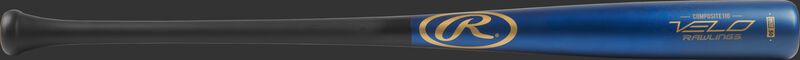 R110CR Velo Adult composite wood bat with a blue barrel and black handle