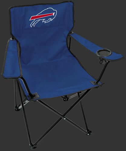 Front of Rawlings Blue NFL Buffalo Bills Gameday Elite Chair With Team Logo SKU #00551061111