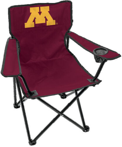 Front of Rawlings Maroon NCAA Minnesota Golden Gophers Gameday Elite Chair With Team Logo SKU #00563085111