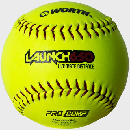 Launch 650 Ultimate Distance Softballs (L650Y)