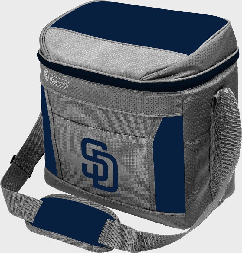 Rawlings San Diego Padres 16 Can Cooler In Team Colors With Team Logo On Front SKU #031400019111 loading=