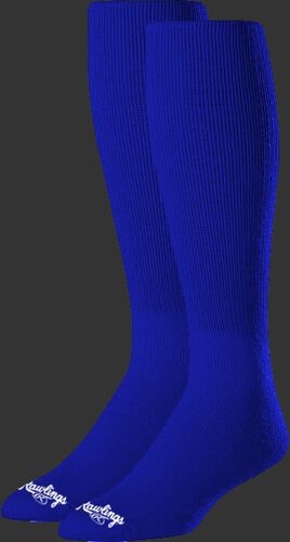 SOC-BLU royal blue over-the-calf socks