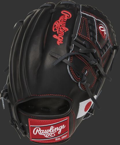 PRO205-30JP Heart of the Hide Japan infield/pitcher's glove with a black back