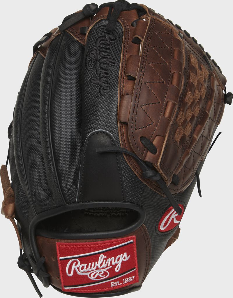 PRO1000-14DMSSP 12.25-inch Heart of the Hide infield/pitcher's glove with a black Speed Shell back