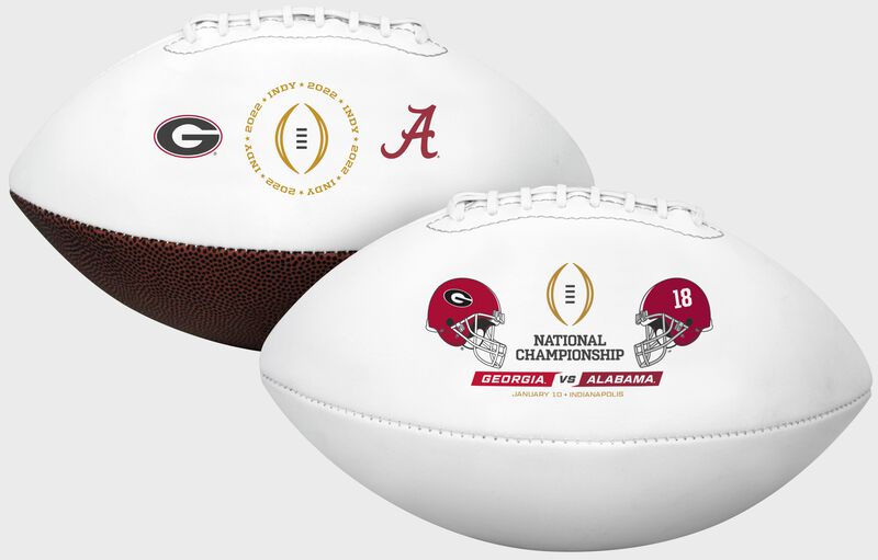 A 2022 College Football National Championship dueling football - SKU: 04543449518 loading=