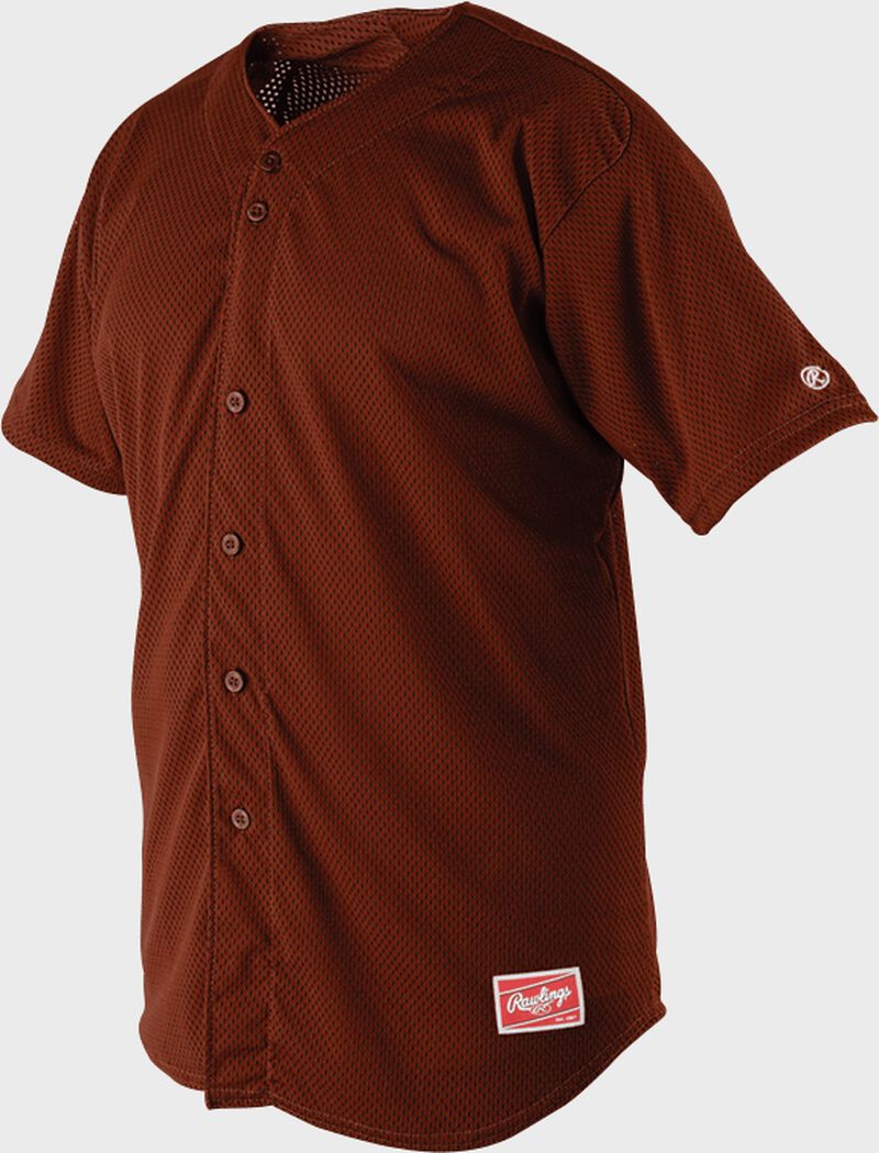 Front of Rawlings Cardinals Adult Short Sleeve Jersey  - SKU #RBJ167