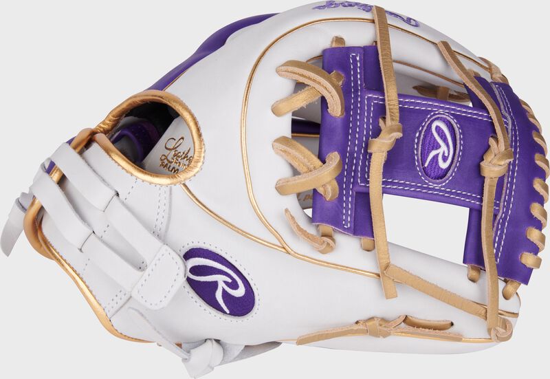 Liberty Advanced Color Series 11.75 in Infield Glove, White/Purple, Right