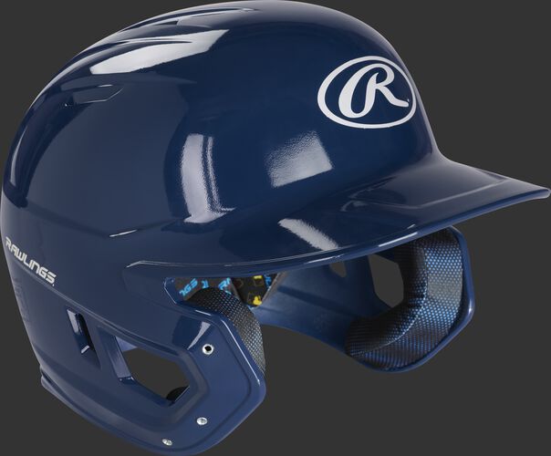 Rawlings Mach Gloss Batting Helmet Navy