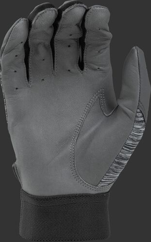 Grey palm of a grey/black 5150GBGY youth 5150 bating glove