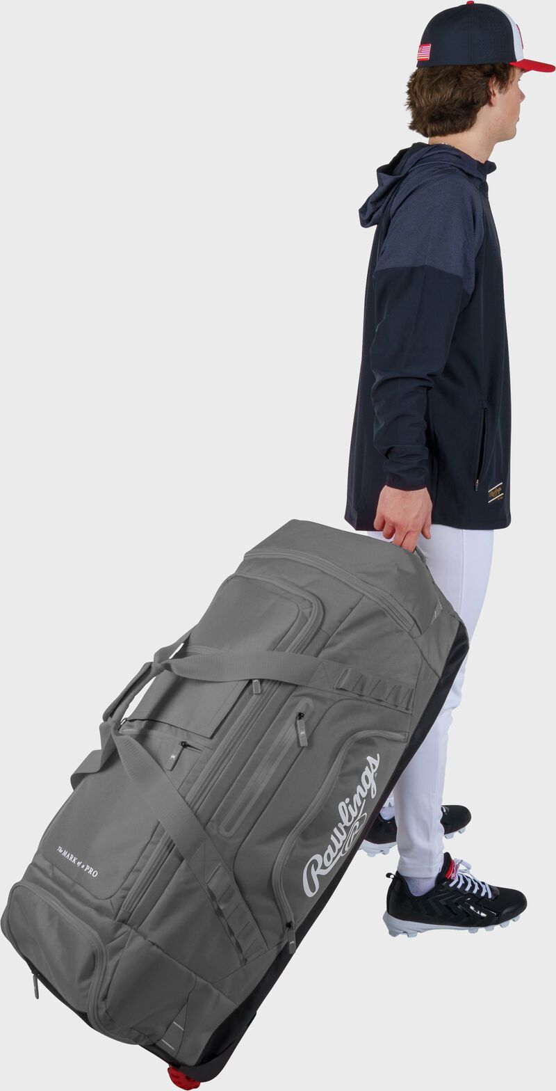 Yadi 2 Wheeled Equipment Bag, Graphite