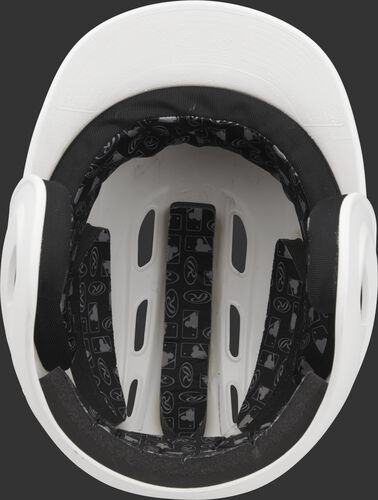 Coolflo High School/College Matte Batting Helmet White