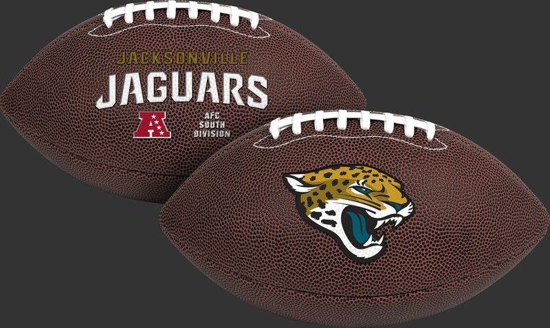 NFL Jacksonville Jaguars Air-It-Out youth football with team logo and team name SKU #08041091121