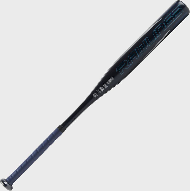 Black and dark blue 2023 Rawlings Eclipse -12 fastpitch bat SKU#- FP3E12