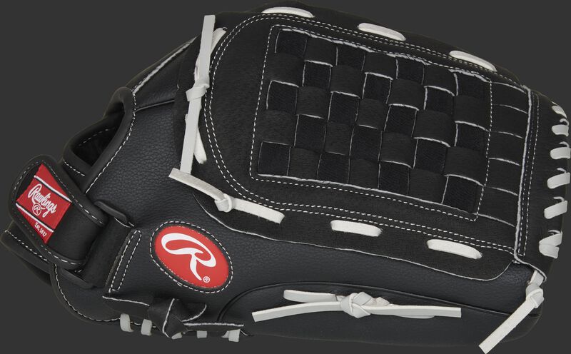Thumb of a RSB140GB 14-Inch RSB outfield glove with a black Basket web
