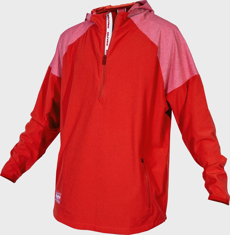 A scarlet Rawlings ColorSync long sleeve jacket - SKU: CSLSJ-S