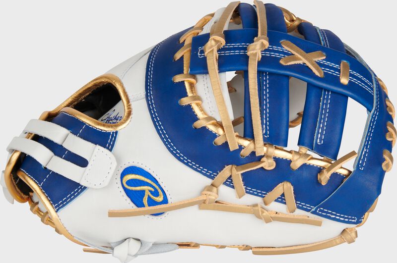 Liberty Advanced Color Series 13 in 1st Base Mitt, White/Royal, Left