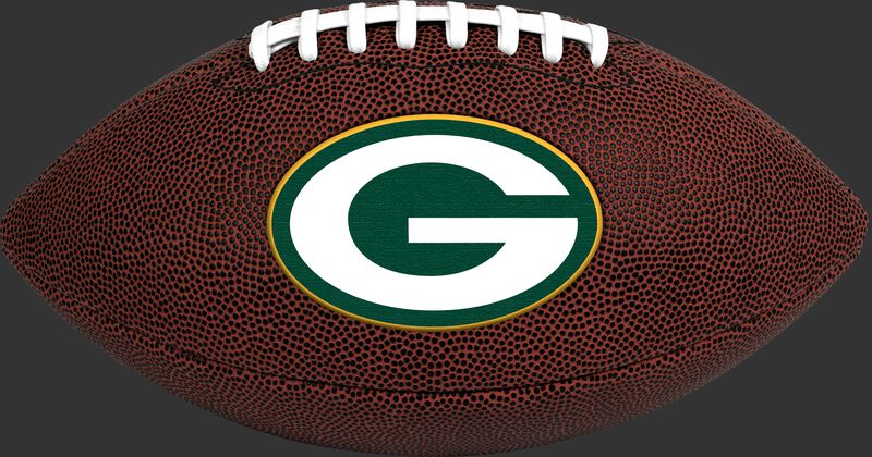 Brown NFL Green Bay Packers Football With Team Logo SKU #07081068811