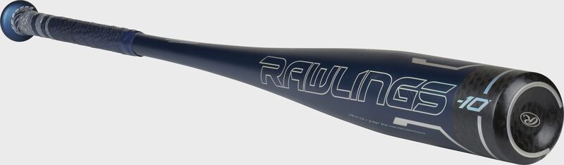 Angled view of a Rawlings Velo ACP USA bat - SKU: US1V10