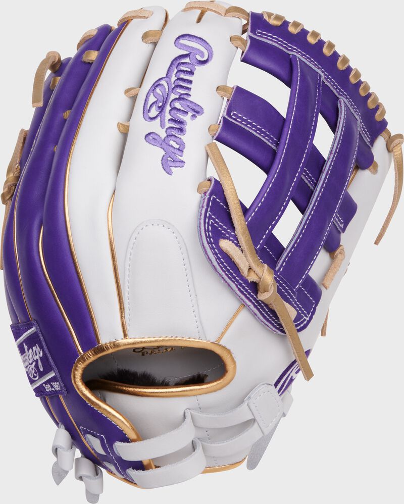 Liberty Advanced Color Series 12.75 in Outfield Glove, White/Purple, Right
