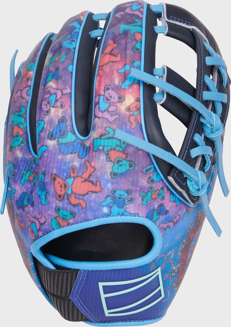 Limited edition Grateful Dead design back of an 11.75" REV1X infield glove loading=