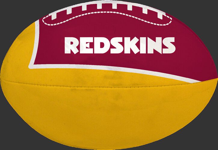 Burgundy and Gold NFL Washington Redskins Football With Team Name SKU #07831087114