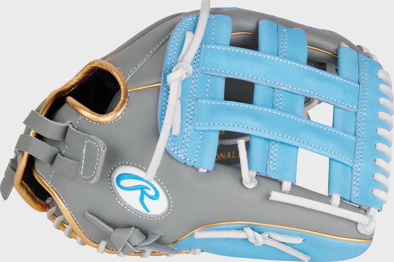 Liberty Advanced Color Series 12.75 in Outfield Glove, Gray/Columbia Blue, Left