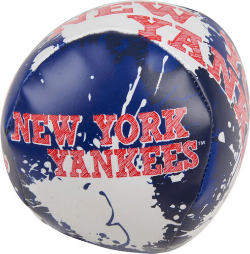 Rawlings New York Yankees Quick Toss 4'' Softee Baseball With Team Name On Front In Team Colors SKU #01320030112