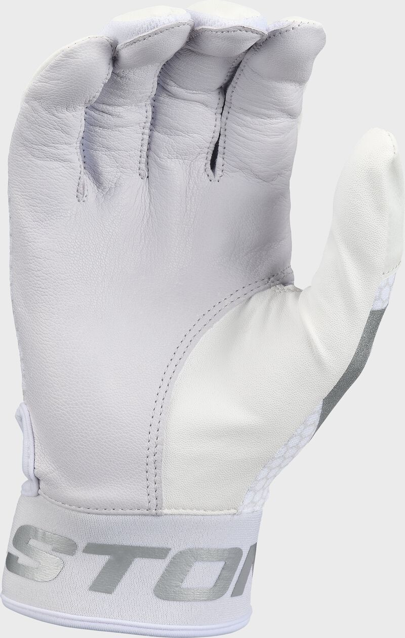 EASTON TBALL MAV GT BASEBALL BATTING GLOVES - WHITE/WHITE - TB