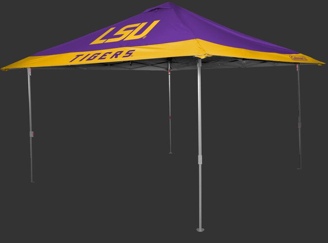 Rawlings Purple and Gold NCAA LSU Tigers 10x10 Eaved Canopy With Team Logo and Name SKU #07843035111