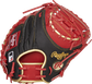 Black mesh back of a Yadier Molina Gameday 57 catcher's mitt - SKU: RSGPROYM4S image number null
