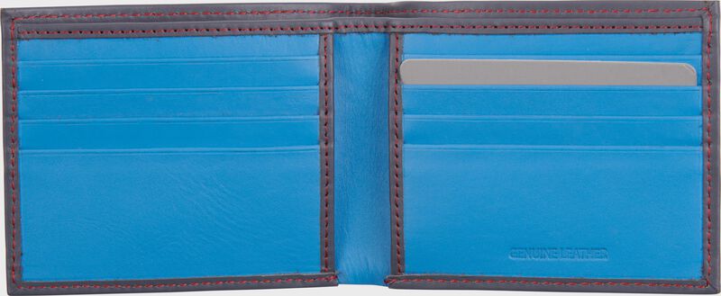 Rawlings "Pop" Baseball Stitch Bi-Fold Leather Wallet