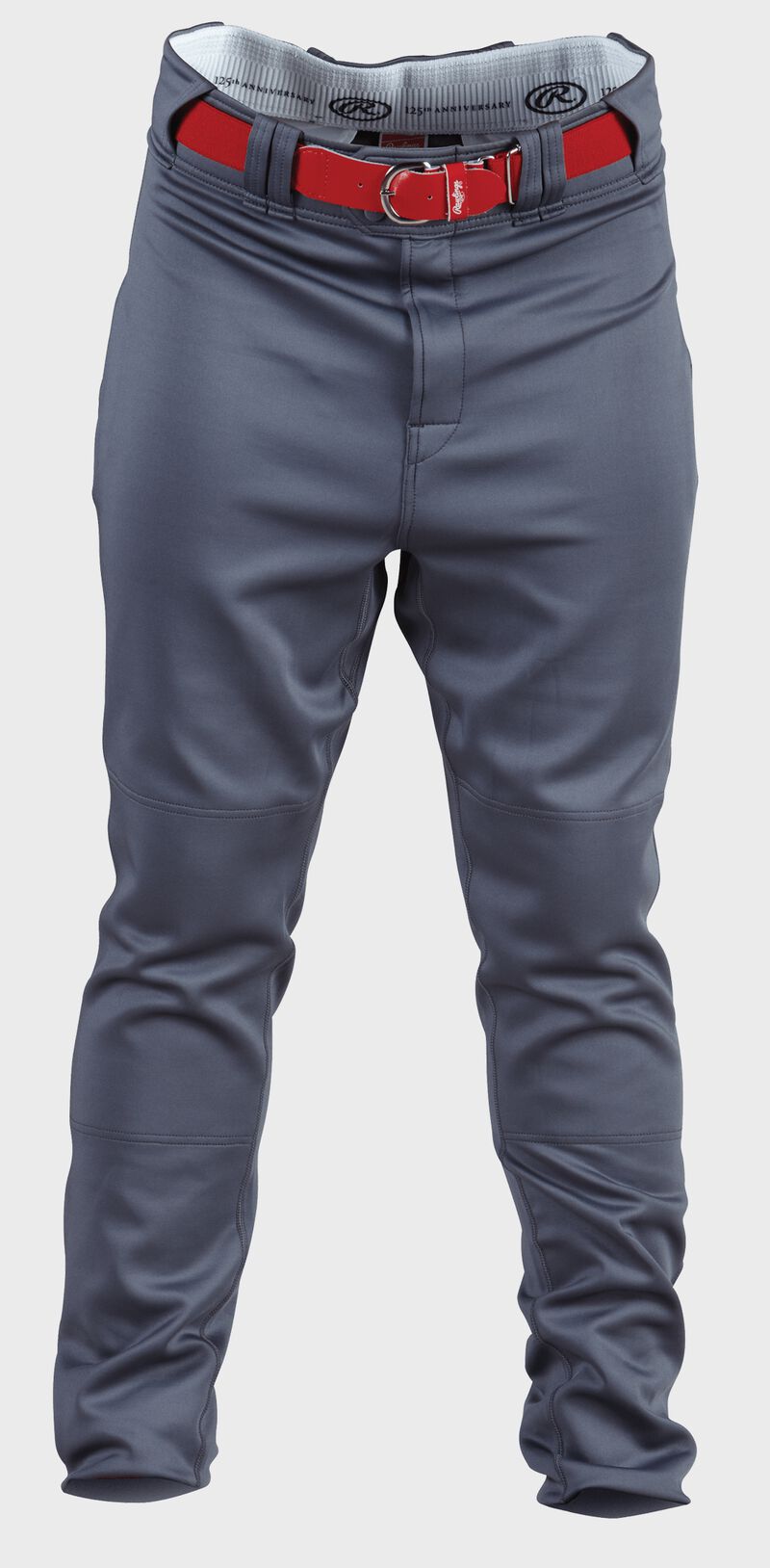 Front of Rawlings graphite Adult Premium Straight Baseball Pant - SKU #PPU140
