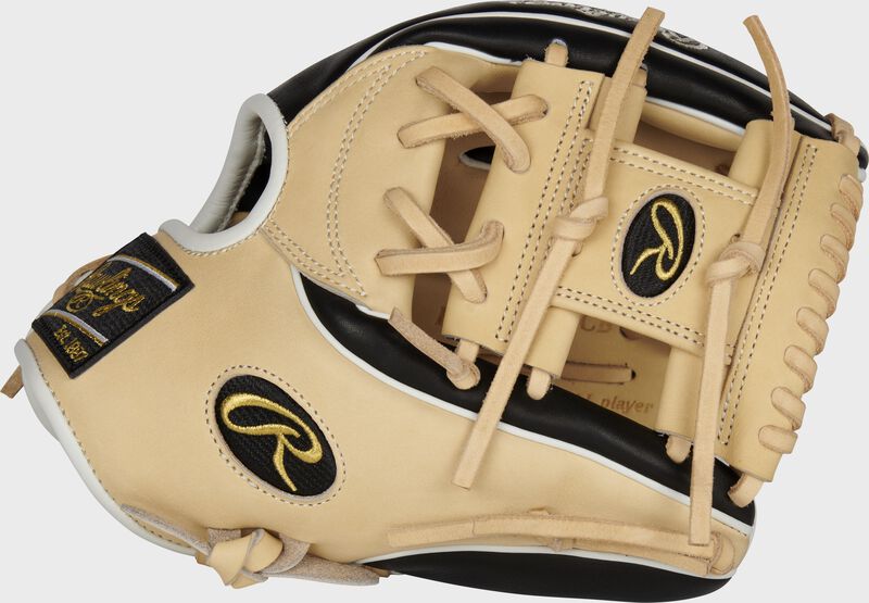 Thumb of a camel/black 2022 Heart of the Hide R2G 11.5-Inch infield glove with a camel I-web - SKU: PROR934-2CB image number null