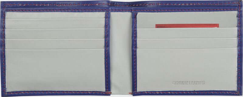 Rawlings "Pop" Baseball Stitch Bi-Fold Leather Wallet