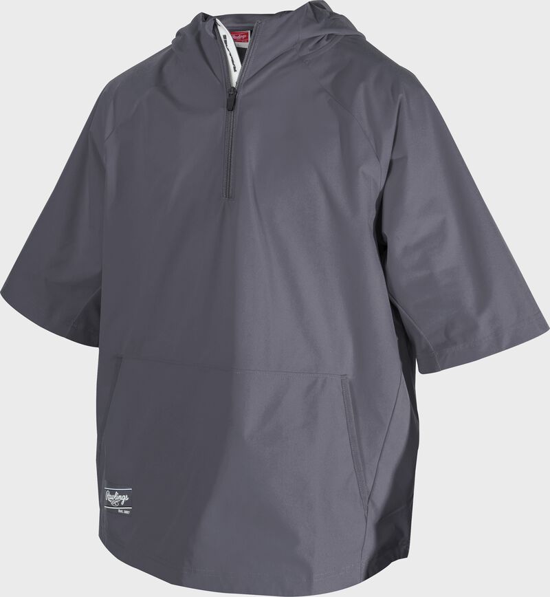 A graphite Rawlings ColorSync cage jacket - SKU: CSSSJ-GR