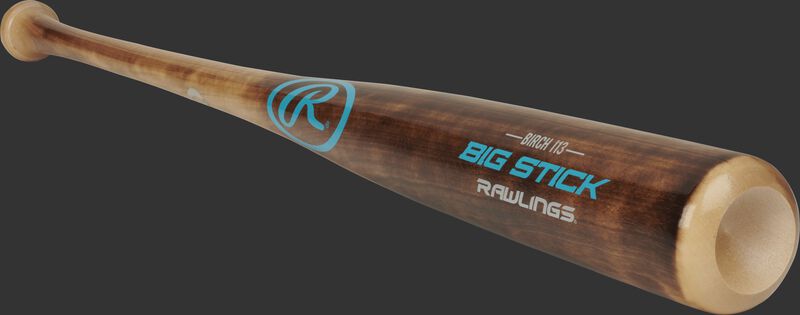 I13RBF Rawlings birch wood bat with a flame treated barrel