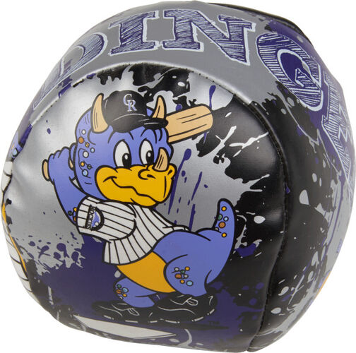 Rawlings Colorado Rockies Quick Toss 4'' Softee Baseball With Team Mascot On Front In Team Colors SKU #01320025113
