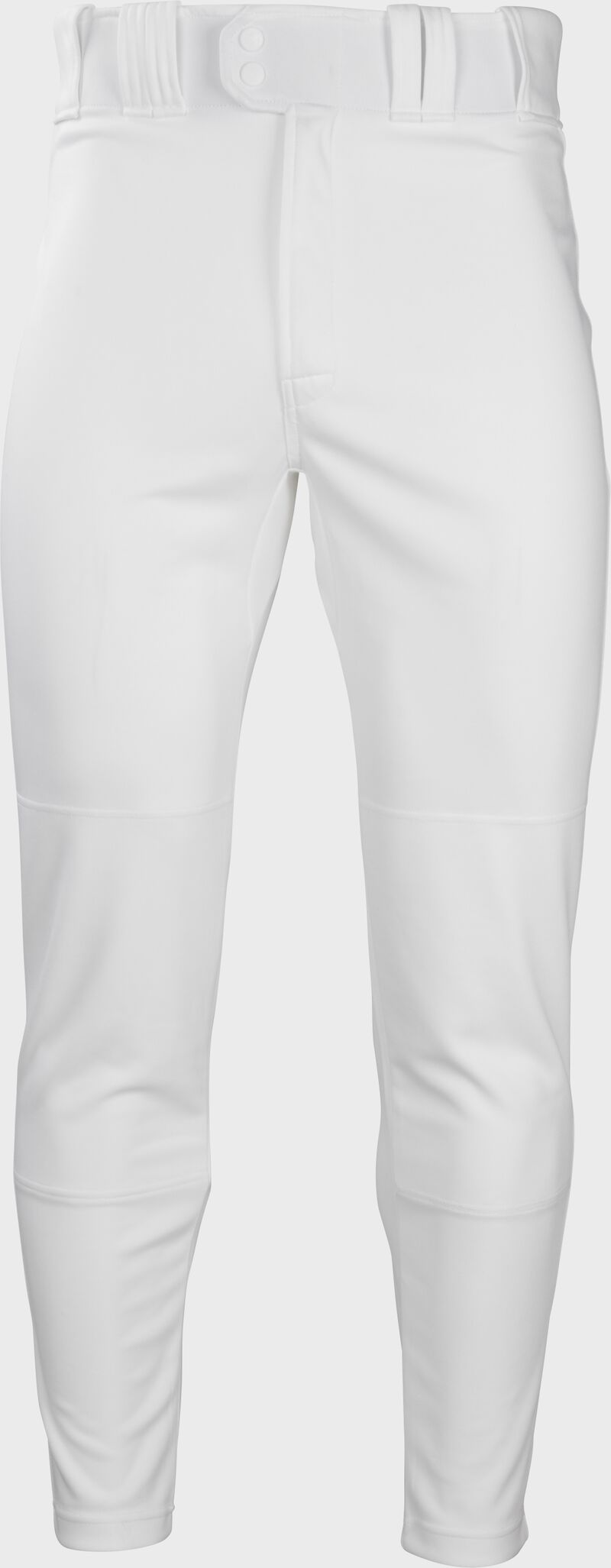 A white pair of Rawlings 150 jogger baseball pants - SKU: PROJGS-W