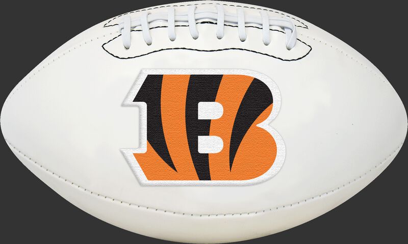 White NFL Cincinnati Bengals Football With Team Logo SKU #06541063811