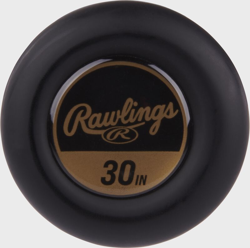 Knob of a 30" Rawlings Icon USA bat - SKU: RUS3I8