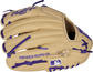 Camel back view of a Heart of the Hide Trevor Story infield glove with the MLB logo on the pinky - SKU: RSGPRONP4-2TS image number null