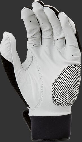 White palm of a black WH950BG-B Workhorse batting glove