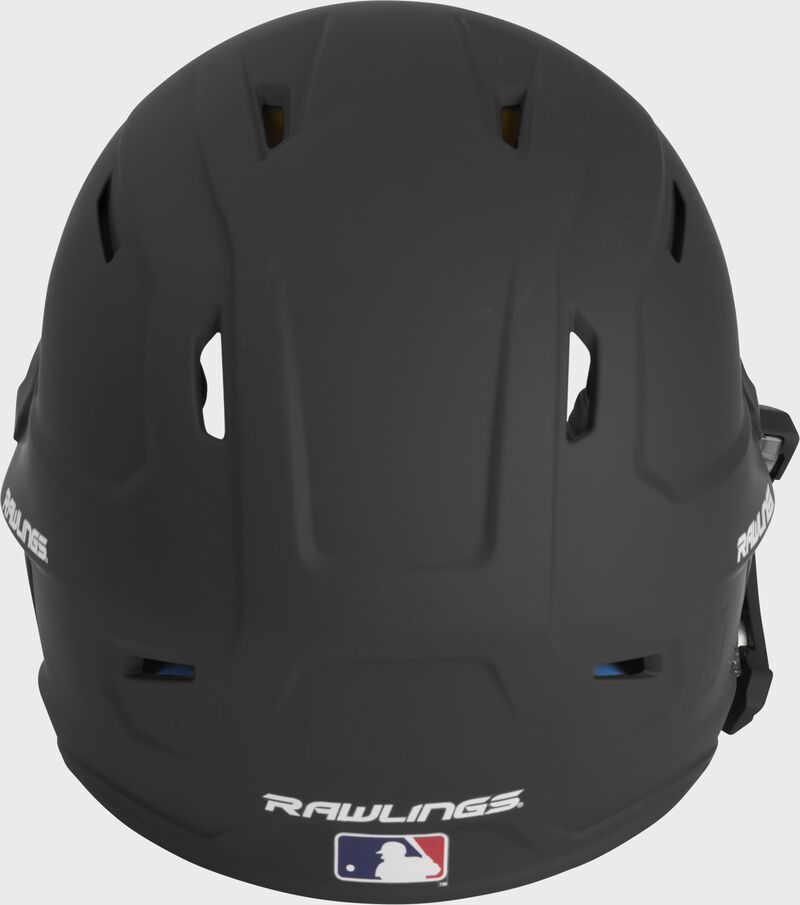 Back view of Rawlings Mach Carbon Batting Helmet - SKU: MAAL