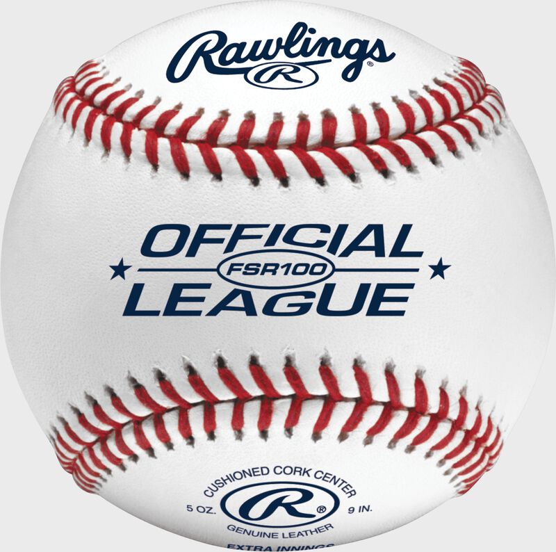 An official league flat seam baseball - SKU: FSR100