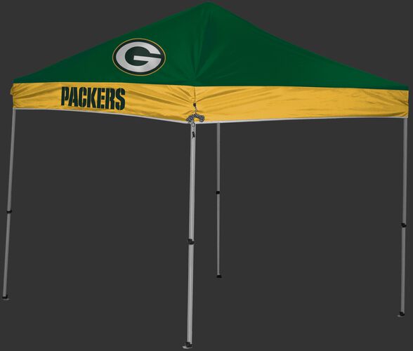 Rawlings Green and Yellow NFL Green Bay Packers 9x9 Canopy Shelter With Team Logo and Name SKU #03231068111