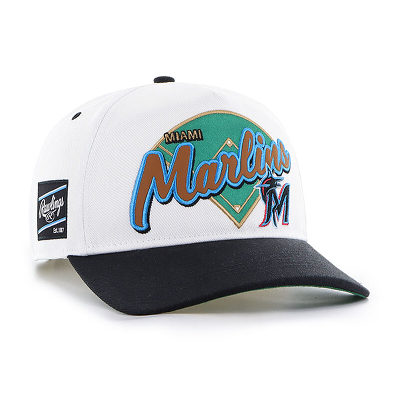 Miami Marlins Rawlings Infield '47 Brand Hitch Hat loading=