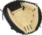 Camel palm of a Rawlings J.T. Realmuto catcher's mitt with black laces - SKU: PROSCM43JR10 image number null